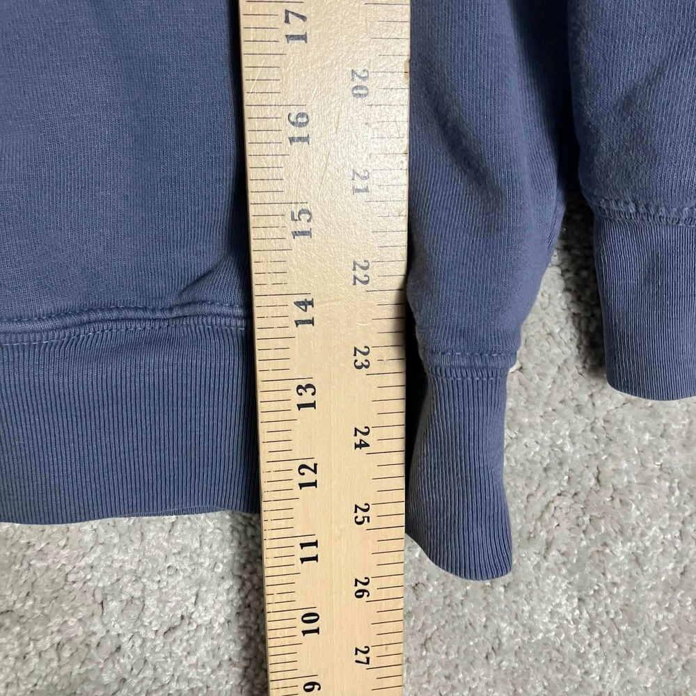 Brandy Melville Hoodie Women One Size Blue Hawaii USA Oversized Sweatshirt - Picture 8 of 12